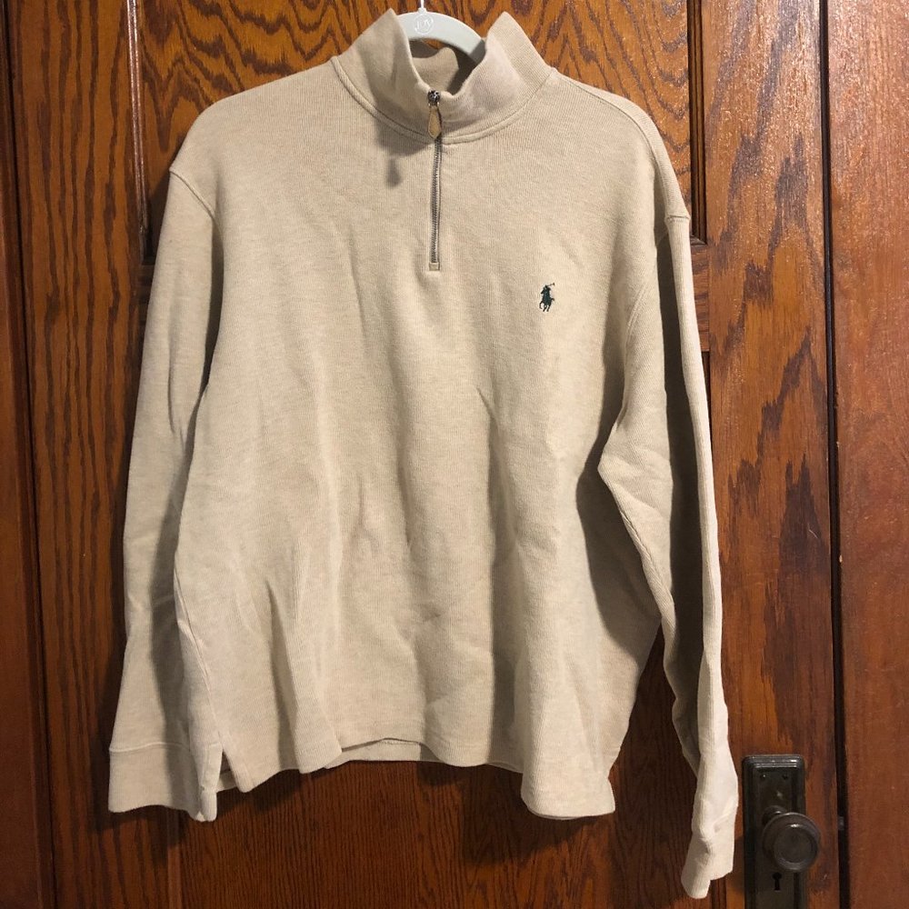 Polo Quarter Zip Sweater